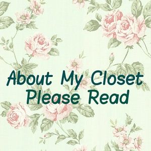 About My Closet: Please Read